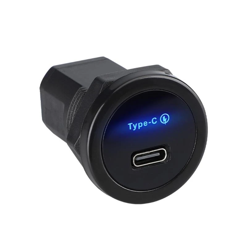 652F 30W Fast Speed Type C PD3.0 Car Charging Sockets for Vehicles, DIY 12V Accessories USB Outlet
652F 30W Fast Speed Type C PD3.0 Car Charging Sockets for Vehicles, DIY 12V Accessories USB Outlet