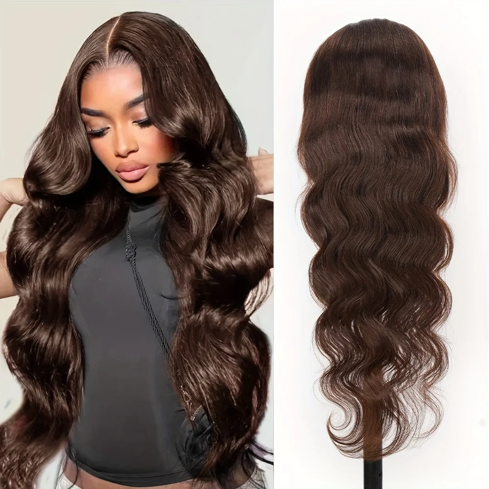 Парик из натуральных волос 13x4, шоколадно-коричневый, с кружевной передней частью, волнистый, 180% плотность, цветные парики из натуральных волос для женщин # 4
Парик из натуральных волос 13x4, шоколадно-коричневый, с кружевной передней частью, волнистый, 180% плотность, цветные парики из натуральных волос для женщин # 4