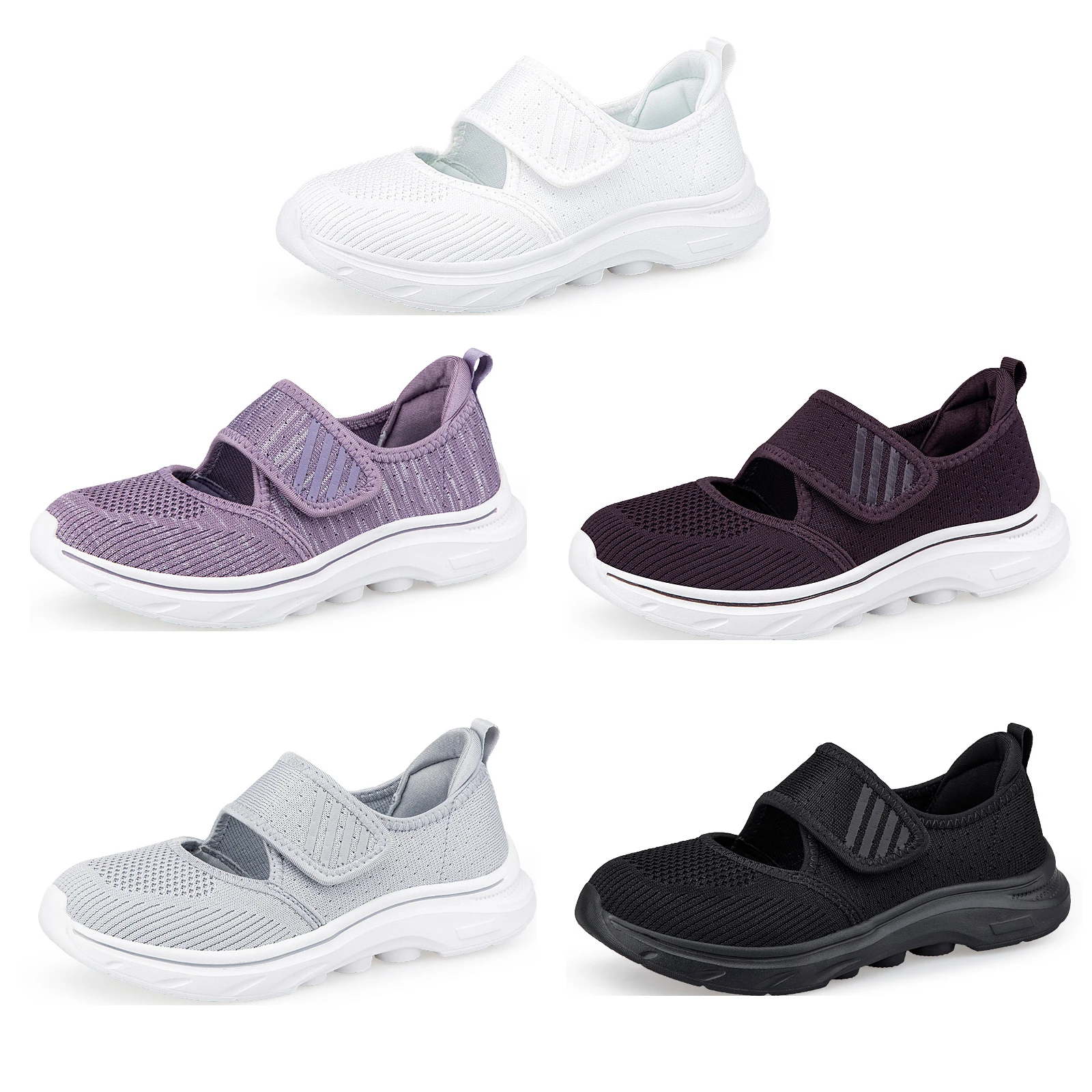 Adjustable Hook and Loop Women Mary Jane Shoes Breathable Mesh Platform Sneakers Non Slip Comfort Elderly Walking Casual Shoes
Adjustable Hook and Loop Women Mary Jane Shoes Breathable Mesh Platform Sneakers Non Slip Comfort Elderly Walking Casual Shoes