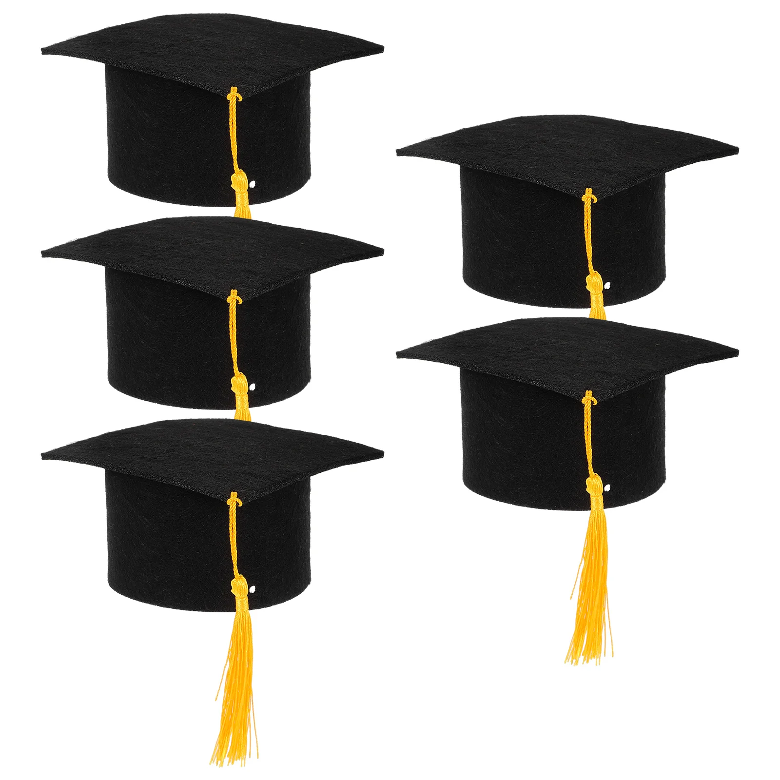 5pcs Felt Graduation Hats Mini Party Decorations Lightweight School Supplies Cake Toppers Graduation Caps
5pcs Felt Graduation Hats Mini Party Decorations Lightweight School Supplies Cake Toppers Graduation Caps