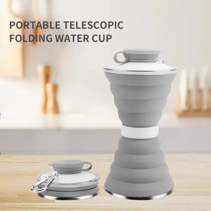 1 PCS Silicone Folding Water Cup Portable Retractable Water Bottle Outdoor Sports Folding Water Cup With Handheld Cup
1 PCS Silicone Folding Water Cup Portable Retractable Water Bottle Outdoor Sports Folding Water Cup With Handheld Cup