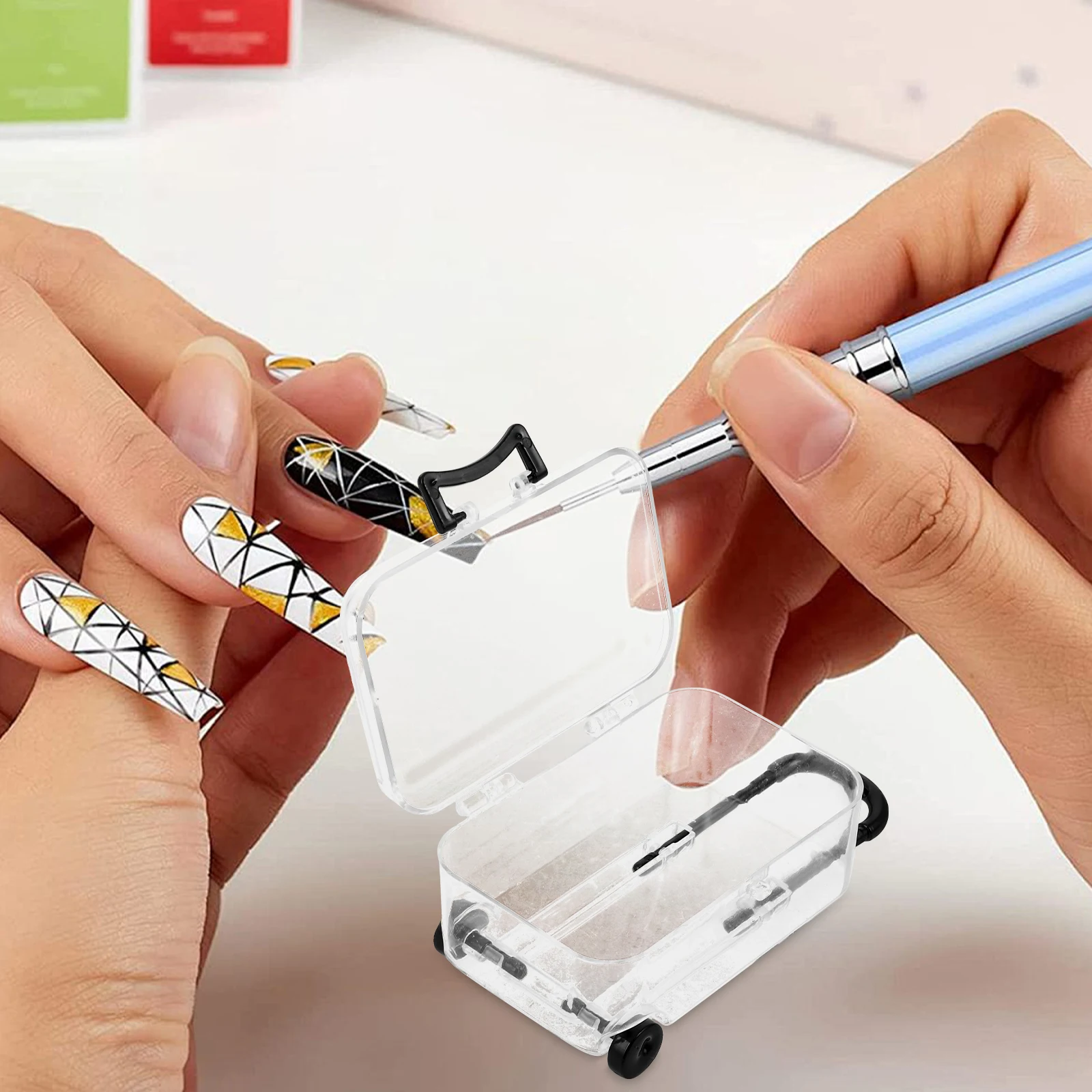 3Pcs Mini Transparent Suitcase Jewelry Box Portable Travel Organizer Compact Storage Case for Rings Earrings Accessories
3Pcs Mini Transparent Suitcase Jewelry Box Portable Travel Organizer Compact Storage Case for Rings Earrings Accessories