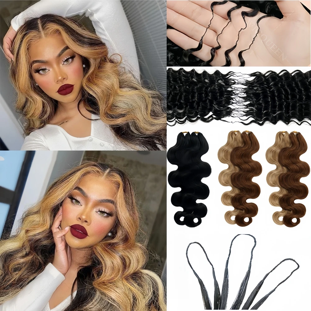 Наращивание волос 12A Body Wave без узлов, предварительно разделенные пряди для крючкового плетения, натуральные человеческие волосы оптом # 4/27 Светло-коричневые с мелированием волосы для наращивания крючком из натуральных человеческих волос
Наращивание волос 12A Body Wave без узлов, предварительно разделенные пряди для крючкового плетения, натуральные человеческие волосы оптом # 4/27 Светло-коричневые с мелированием волосы для наращивания крючком из натуральных человеческих волос
