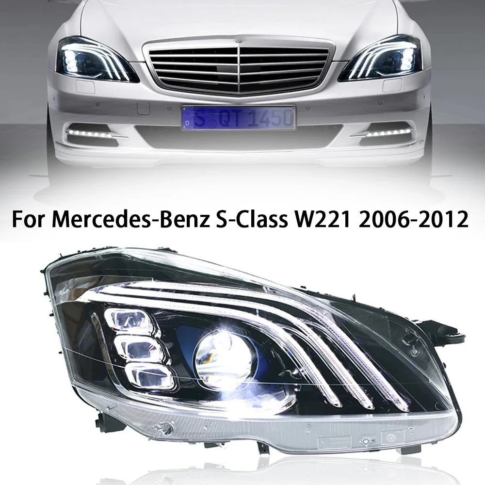 Автомобильные светодиодные фары для Mercedes-Benz S-CLASS W221 2006-2012, обновленные светодиодные передние фары указателя поворота DRL в сборе
Автомобильные светодиодные фары для Mercedes-Benz S-CLASS W221 2006-2012, обновленные светодиодные передние фары указателя поворота DRL в сборе