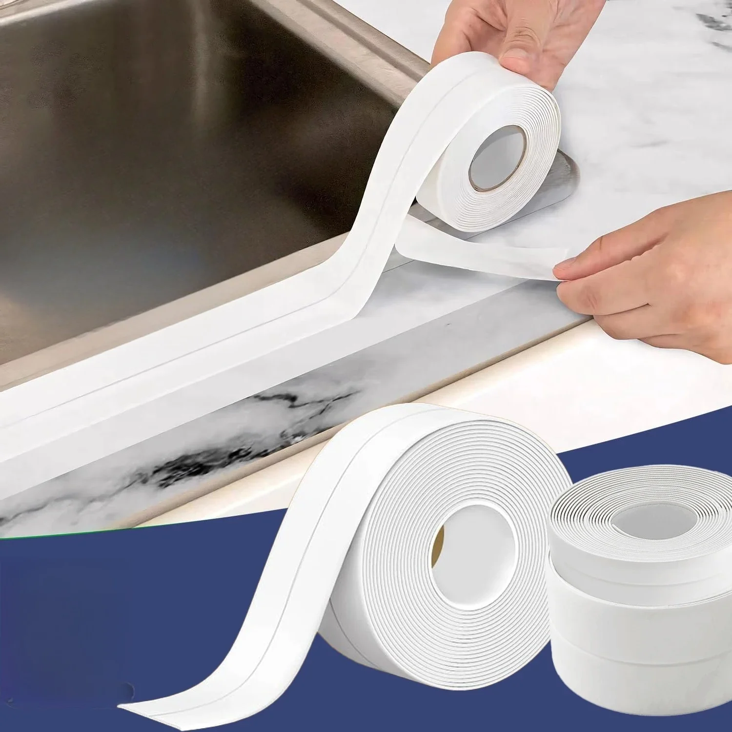 1 шт. 1 м/39,37 дюйма водонепроницаемая уплотнительная лента для ванной комнаты, кухни, дома, дома, ПВХ, водонепроницаемая уплотнительная лента, самоклеящаяся наклейка на стену
1 шт. 1 м/39,37 дюйма водонепроницаемая уплотнительная лента для ванной комнаты, кухни, дома, дома, ПВХ, водонепроницаемая уплотнительная лента, самоклеящаяся наклейка на стену