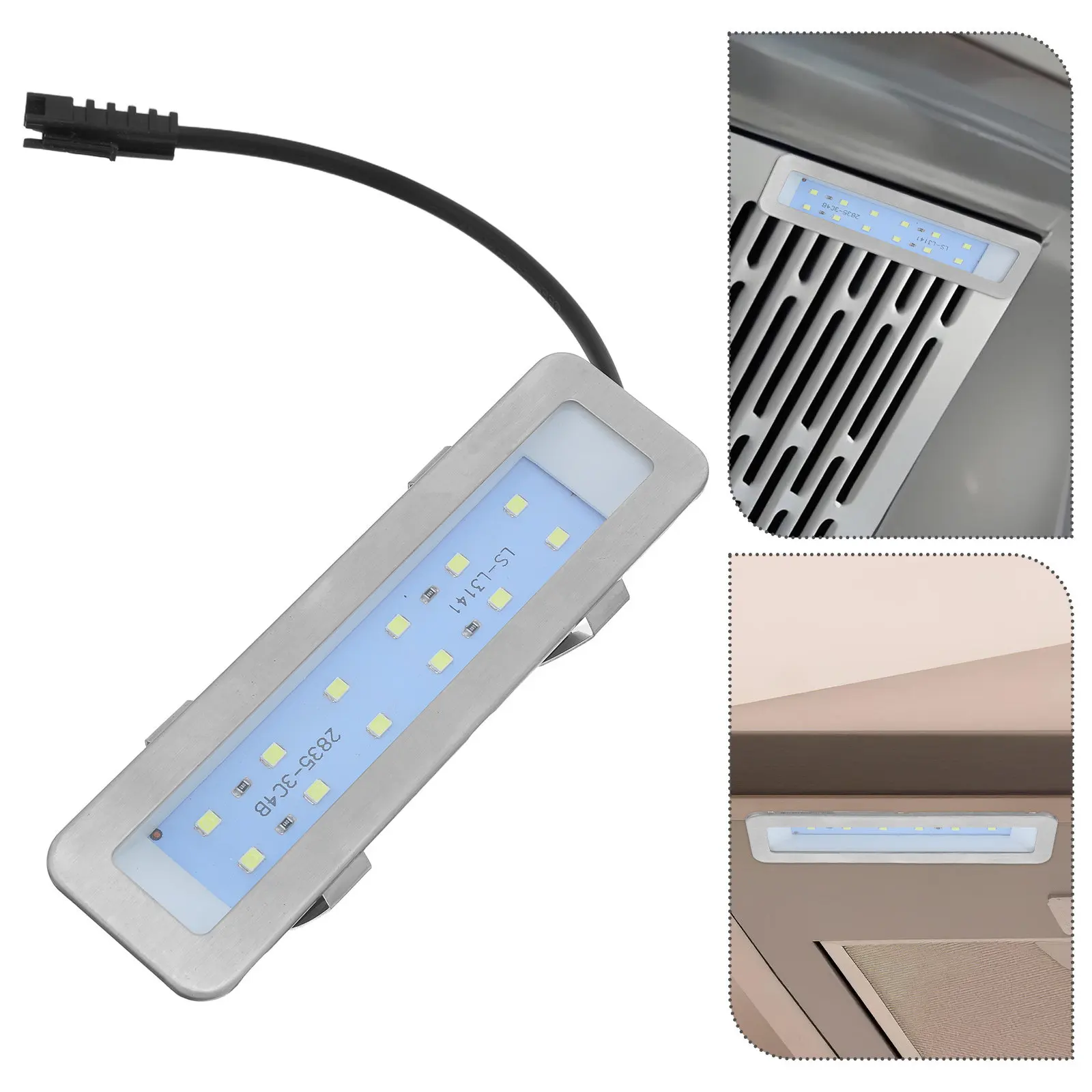 Rectangular Kitchen Range Hood LED Bulb Replacement Energy Efficient Under Cabinet Cold Light for Stove Hood Light Fixtures
Rectangular Kitchen Range Hood LED Bulb Replacement Energy Efficient Under Cabinet Cold Light for Stove Hood Light Fixtures