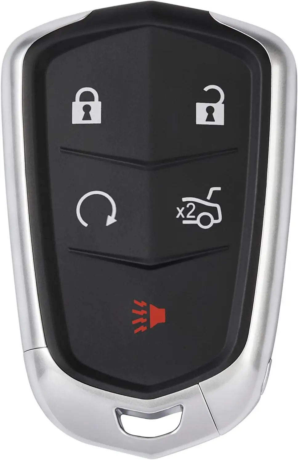 Key Fob Cover Shell Case Replacement Fits for Cadillac XT5 2014-2023, ATS CTS SRX XTS Escalade 5-Button Remote HYQ2AB HYQ2EB
Key Fob Cover Shell Case Replacement Fits for Cadillac XT5 2014-2023, ATS CTS SRX XTS Escalade 5-Button Remote HYQ2AB HYQ2EB