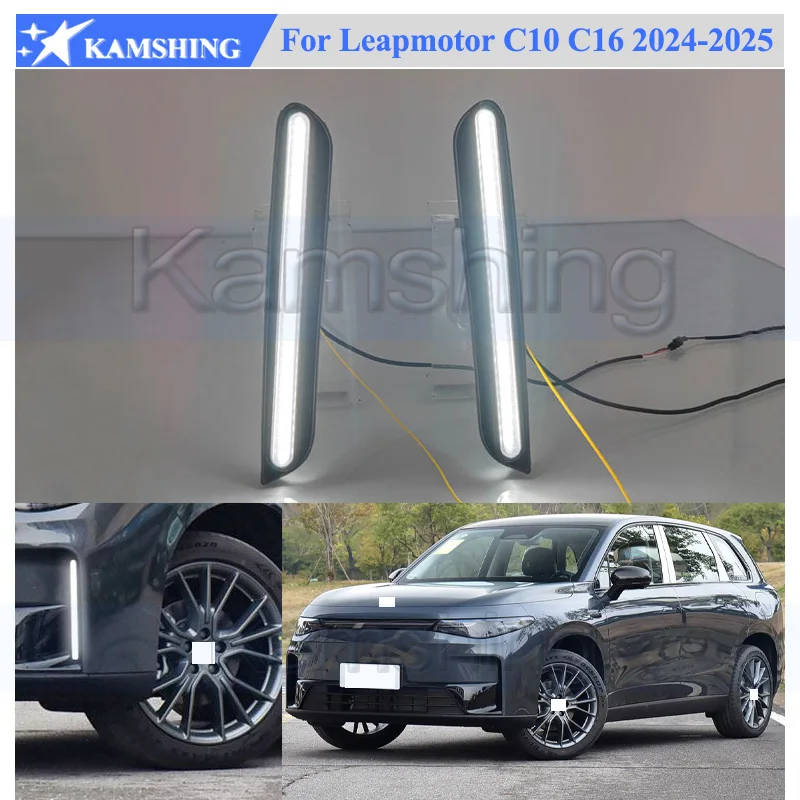 Kamshing 1 Set Modifying LED Daytime Running Light DRL For Leapmotor C10 C16 2024-2025 Front Fog Light Fog Lamp Daytime Light
Kamshing 1 Set Modifying LED Daytime Running Light DRL For Leapmotor C10 C16 2024-2025 Front Fog Light Fog Lamp Daytime Light