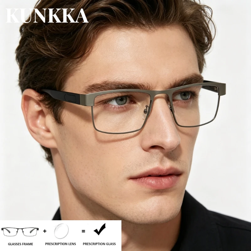 KUNKKA Metal Frame Men Reading Glasses Vintage Business Hyperopia Eyewear Male Reading EyeGlasses Presbyopia Optical
KUNKKA Metal Frame Men Reading Glasses Vintage Business Hyperopia Eyewear Male Reading EyeGlasses Presbyopia Optical