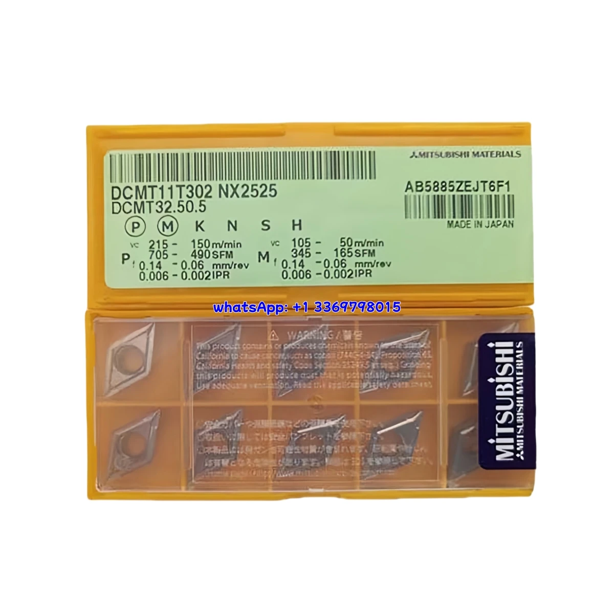 100% Original DCMT DCMT11T302/11T304 -MV/-MK NX2525/AP25N/US735/UC5115/UE6020/UE6110/VP15TF/MC5015 Turning Insert
100% Original DCMT DCMT11T302/11T304 -MV/-MK NX2525/AP25N/US735/UC5115/UE6020/UE6110/VP15TF/MC5015 Turning Insert