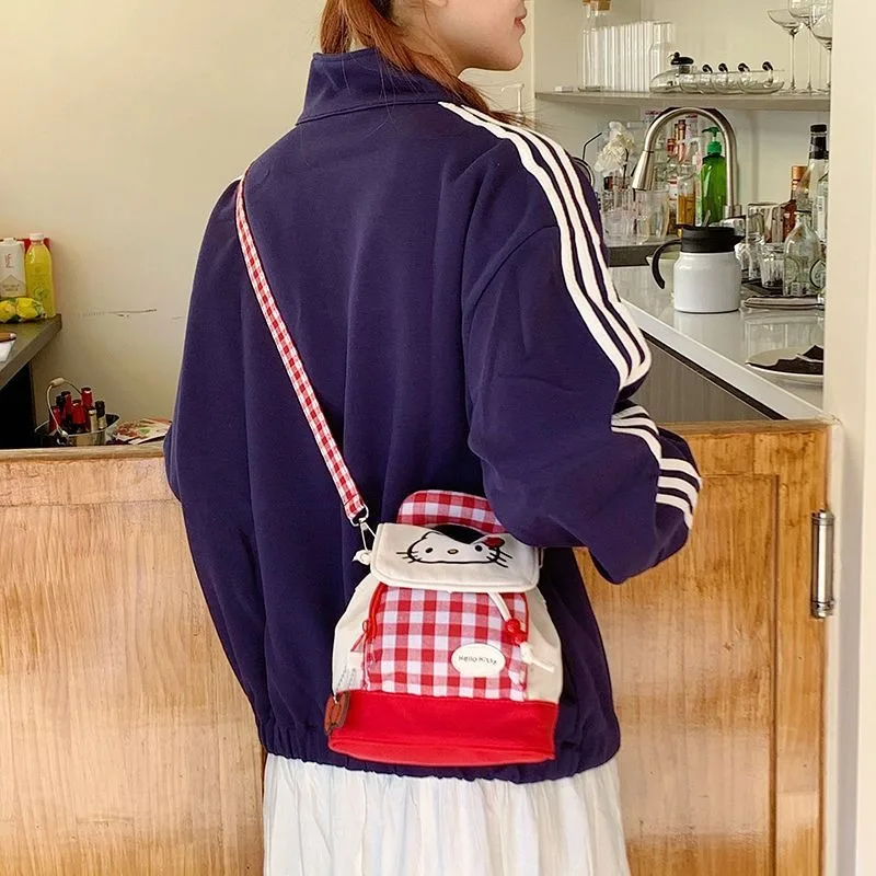 Sweet Hello Kitty Anime Kawaii Sanrio Ins Fashion Casual Backpack Cute Cartoon Storage Schoolbag Handbag Gifts for Girls
Sweet Hello Kitty Anime Kawaii Sanrio Ins Fashion Casual Backpack Cute Cartoon Storage Schoolbag Handbag Gifts for Girls