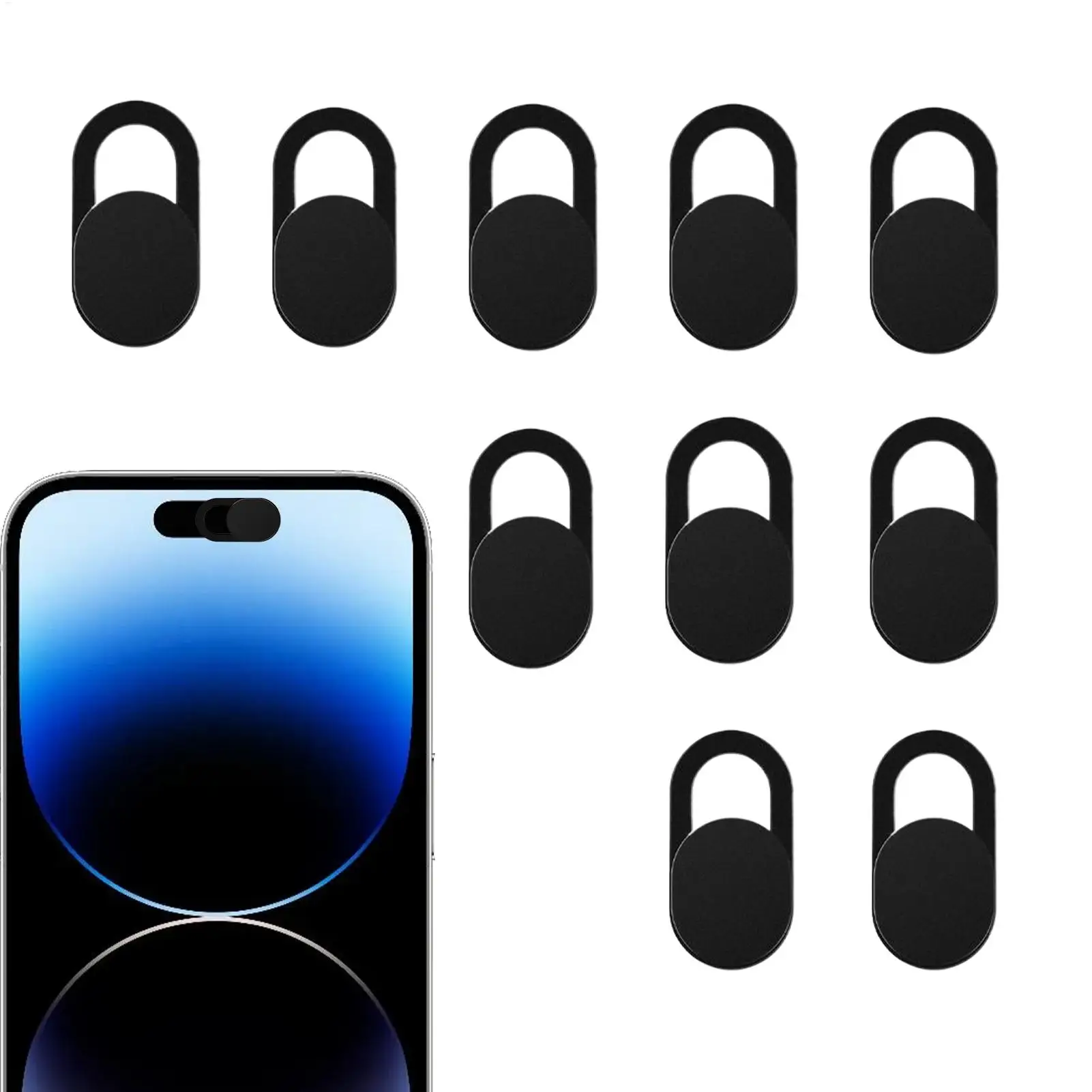 Camera Cover Slide 10 Pack Laptop Webcam Blocker Sticker Adhesive Privacy Protection Ultra Slim for Phone Tablet Office Travel
Camera Cover Slide 10 Pack Laptop Webcam Blocker Sticker Adhesive Privacy Protection Ultra Slim for Phone Tablet Office Travel