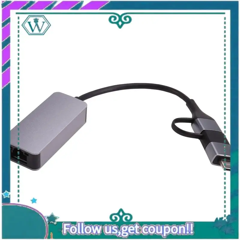 Upgraded 2.5G Ethernet Adapter Type-C USB 3.0 To RJ45 LAN 2500Mbps Network Card 2.5 Gigabit Converter For NAS Laptop PC
Upgraded 2.5G Ethernet Adapter Type-C USB 3.0 To RJ45 LAN 2500Mbps Network Card 2.5 Gigabit Converter For NAS Laptop PC
