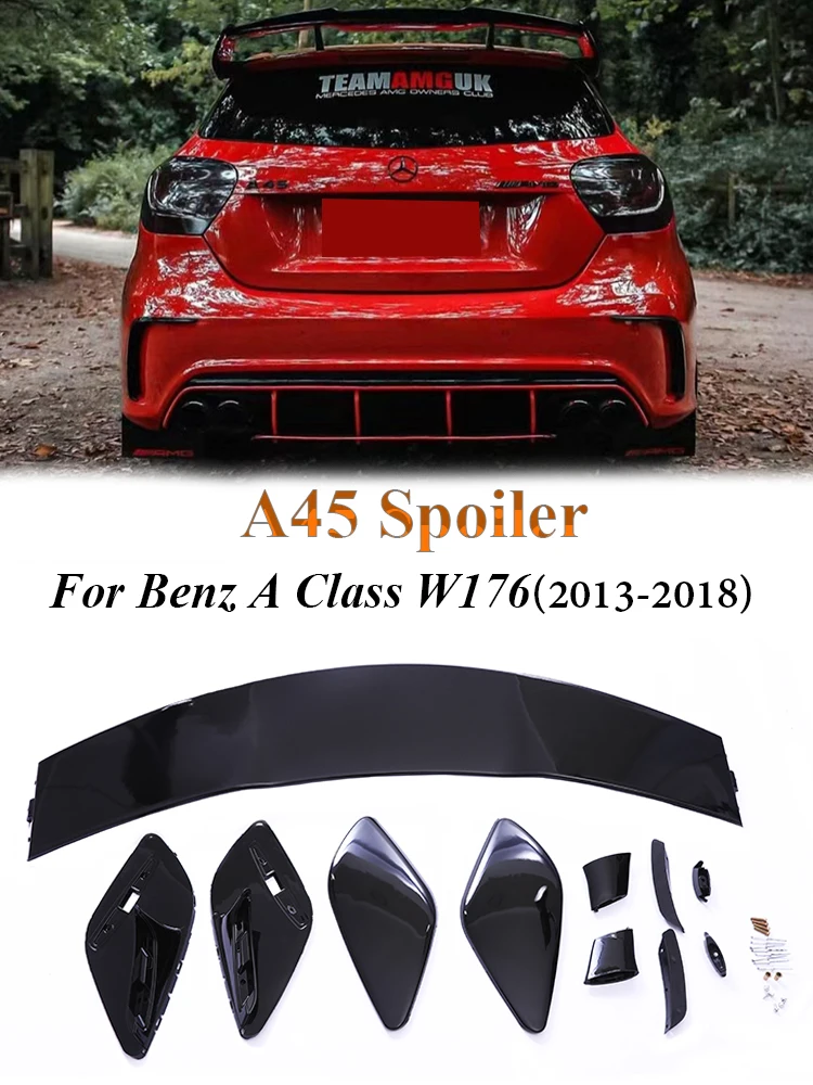 Для Mercedes Benz A Class W176 СЕДАН задний бампер спойлер комплект крыла AMG A35 A45 стиль A180 A200 A250 2013-2018 глянцевый черный
Для Mercedes Benz A Class W176 СЕДАН задний бампер спойлер комплект крыла AMG A35 A45 стиль A180 A200 A250 2013-2018 глянцевый черный