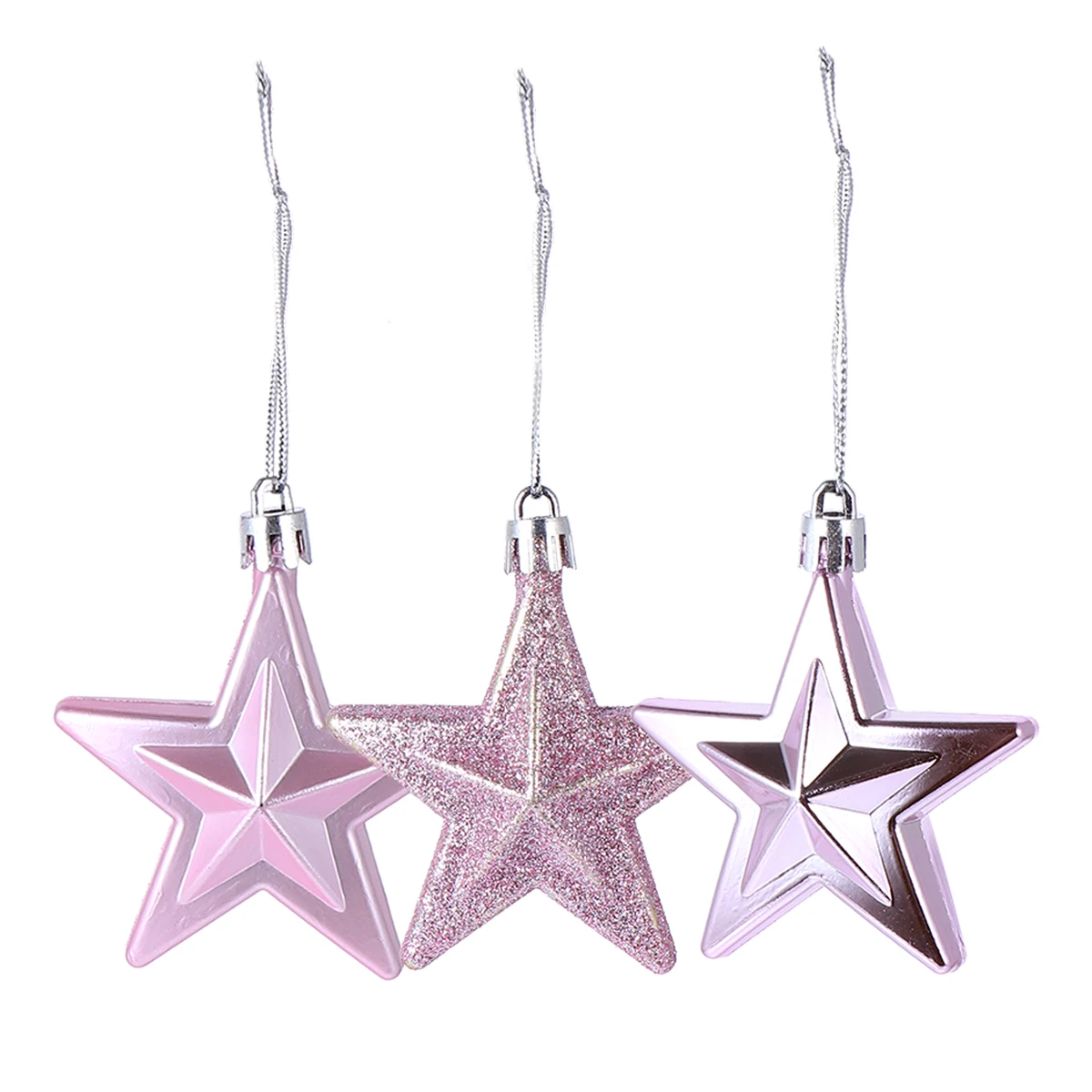 18pcs Christmas Five Pointed Star Decor Eco Friendly Silver Tree Ornaments Hanging Xmas DIY Holiday Party
18pcs Christmas Five Pointed Star Decor Eco Friendly Silver Tree Ornaments Hanging Xmas DIY Holiday Party