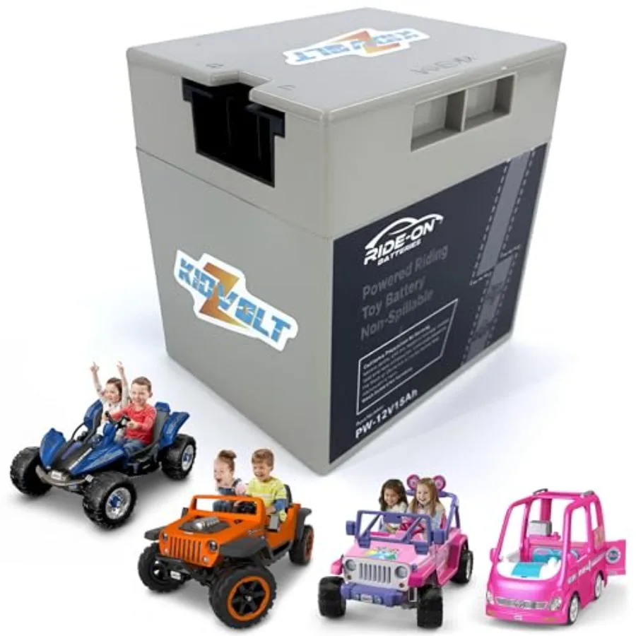 12V 15Ah Upgrade Replacement Battery for Power Wheels Jeep Replaces Part 1001175653 00801-0638 00801-1869 1101506087 00801-1776
12V 15Ah Upgrade Replacement Battery for Power Wheels Jeep Replaces Part 1001175653 00801-0638 00801-1869 1101506087 00801-1776