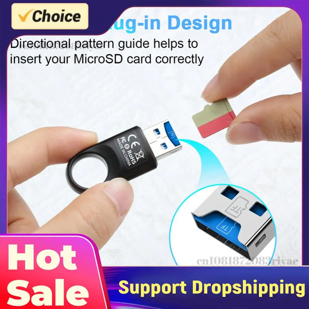 Memory Card Reader Adapter USB 3.0 High Speed USB 3.0 Memory Card Reader Adapter for TF SD PC Computer Laptop