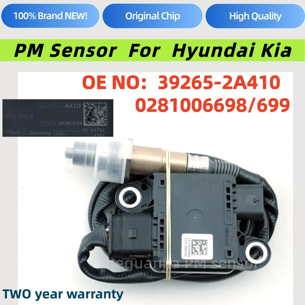 39265-2A410 0281006698/699 0281006698 0281006699 392652A410 Particulate Matter PM Sensor For Kia Carens IV 2013-2018 1.7L CRDi
39265-2A410 0281006698/699 0281006698 0281006699 392652A410 Particulate Matter PM Sensor For Kia Carens IV 2013-2018 1.7L CRDi