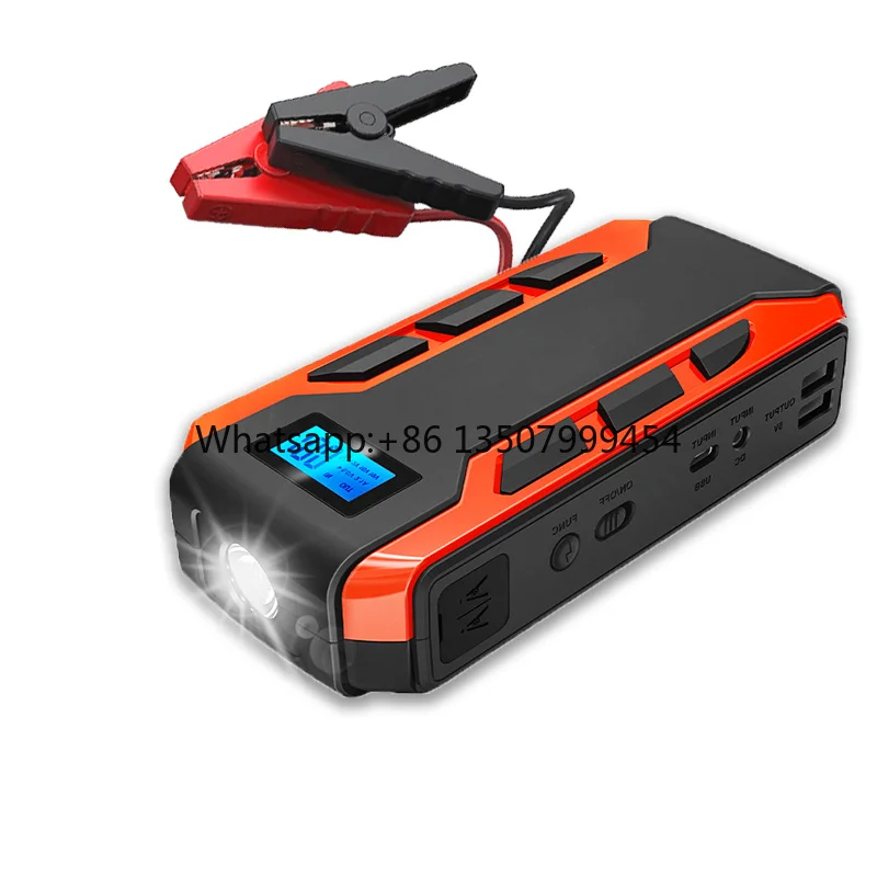 Car Battery Jump Starter 2000 Amp 10000mAh Car Booster with LED Flashlight 12V Auto Lithium Portable Battery Pack
Car Battery Jump Starter 2000 Amp 10000mAh Car Booster with LED Flashlight 12V Auto Lithium Portable Battery Pack
