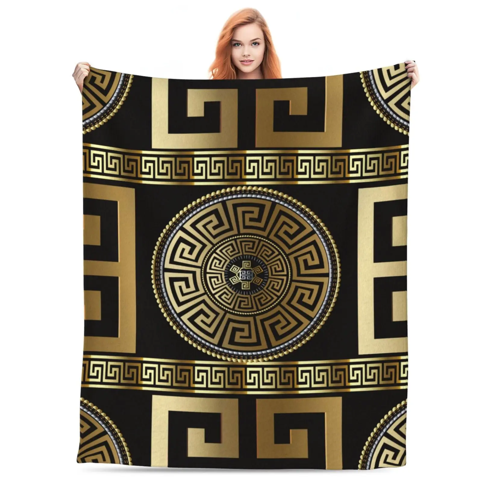 Luxurious Black and Golden Blanket Gift for Adult Personalized Abstract Art Blankets for Bedroom Lightweight Plush Throw Blanket
Luxurious Black and Golden Blanket Gift for Adult Personalized Abstract Art Blankets for Bedroom Lightweight Plush Throw Blanket