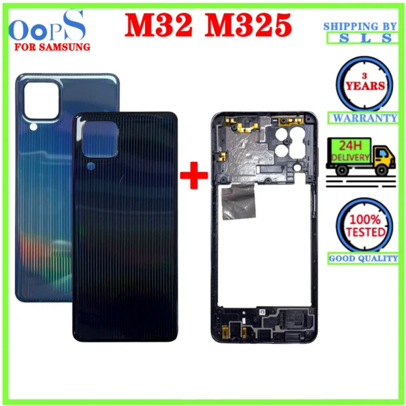 Для Galaxy M32 M325 M325FV M325F крышка аккумулятора средняя рамка панель сменная деталь с клеем
Для Galaxy M32 M325 M325FV M325F крышка аккумулятора средняя рамка панель сменная деталь с клеем