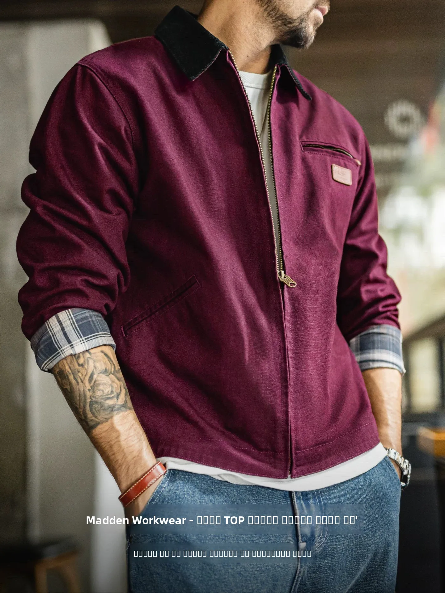 Maden American Sle Hard Man Canvas Jaet Hunting Coat M Autumn Flip Collar ket Long Sve Stand Fit Cotton Jaet
Maden American Sle Hard Man Canvas Jaet Hunting Coat M Autumn Flip Collar ket Long Sve Stand Fit Cotton Jaet