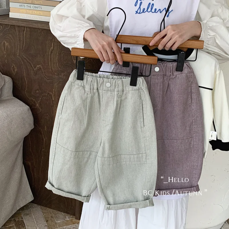 Children's Trousers2024Autumn New Boys and Girls Patchwork Casual Pants Baby Stone Washed Cotton Trousers G0502
Children's Trousers2024Autumn New Boys and Girls Patchwork Casual Pants Baby Stone Washed Cotton Trousers G0502