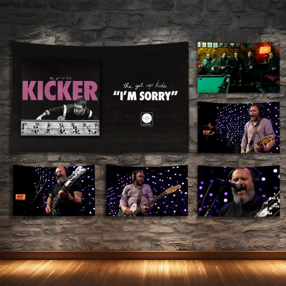 THE GET UP K-KIDS Rock Tapestry Custom Living Bedroom Party Dormitory interior Wall bohemian Decoration Attached clip
THE GET UP K-KIDS Rock Tapestry Custom Living Bedroom Party Dormitory interior Wall bohemian Decoration Attached clip