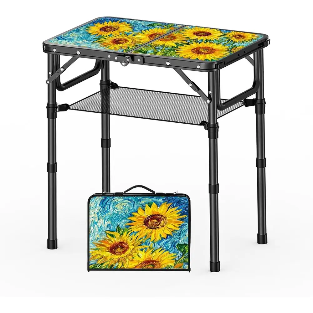 Camping Table, Vintage Folding Table, Adjustable Height, Lightweight & Portable Outdoor Picnic Table with Carry Handle, Patio, L
Camping Table, Vintage Folding Table, Adjustable Height, Lightweight & Portable Outdoor Picnic Table with Carry Handle, Patio, L