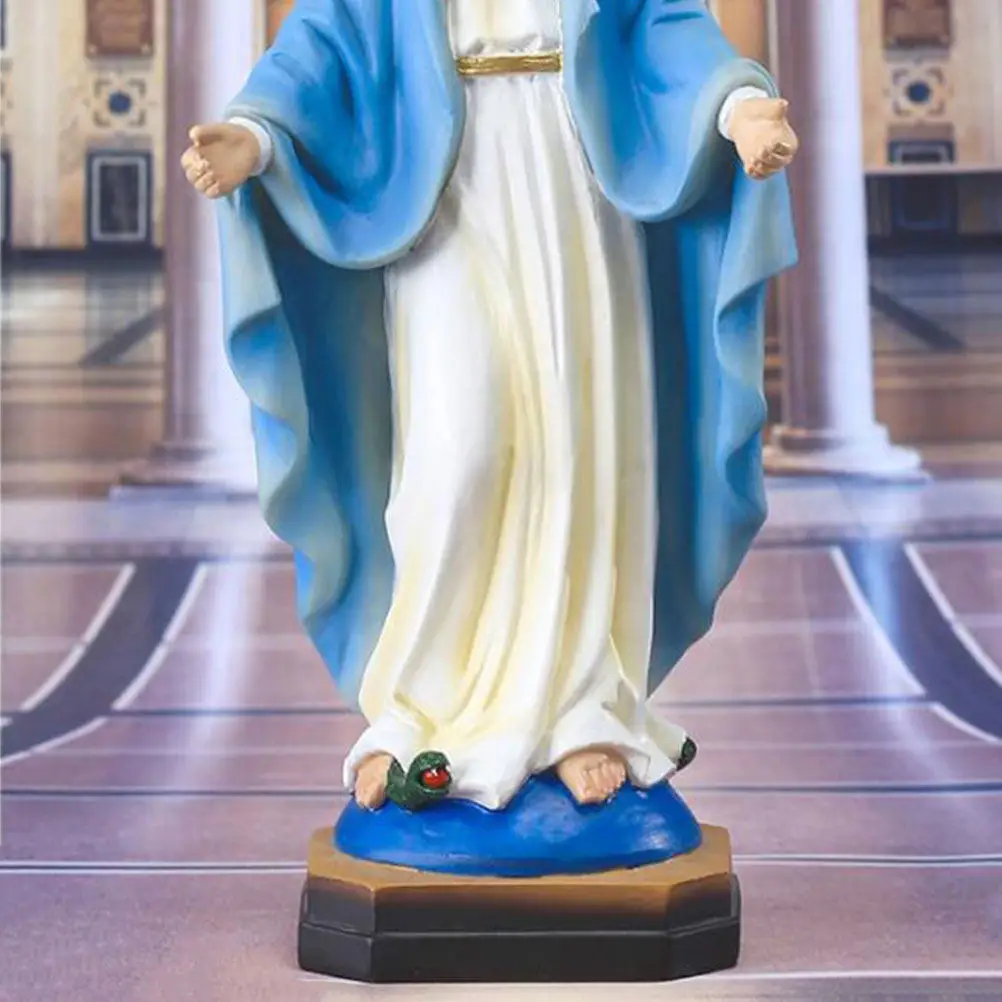 Католическое украшение: статуэтка Девы Марии из смолы, креативный настольный декор, религиозное церковное украшение
Католическое украшение: статуэтка Девы Марии из смолы, креативный настольный декор, религиозное церковное украшение
