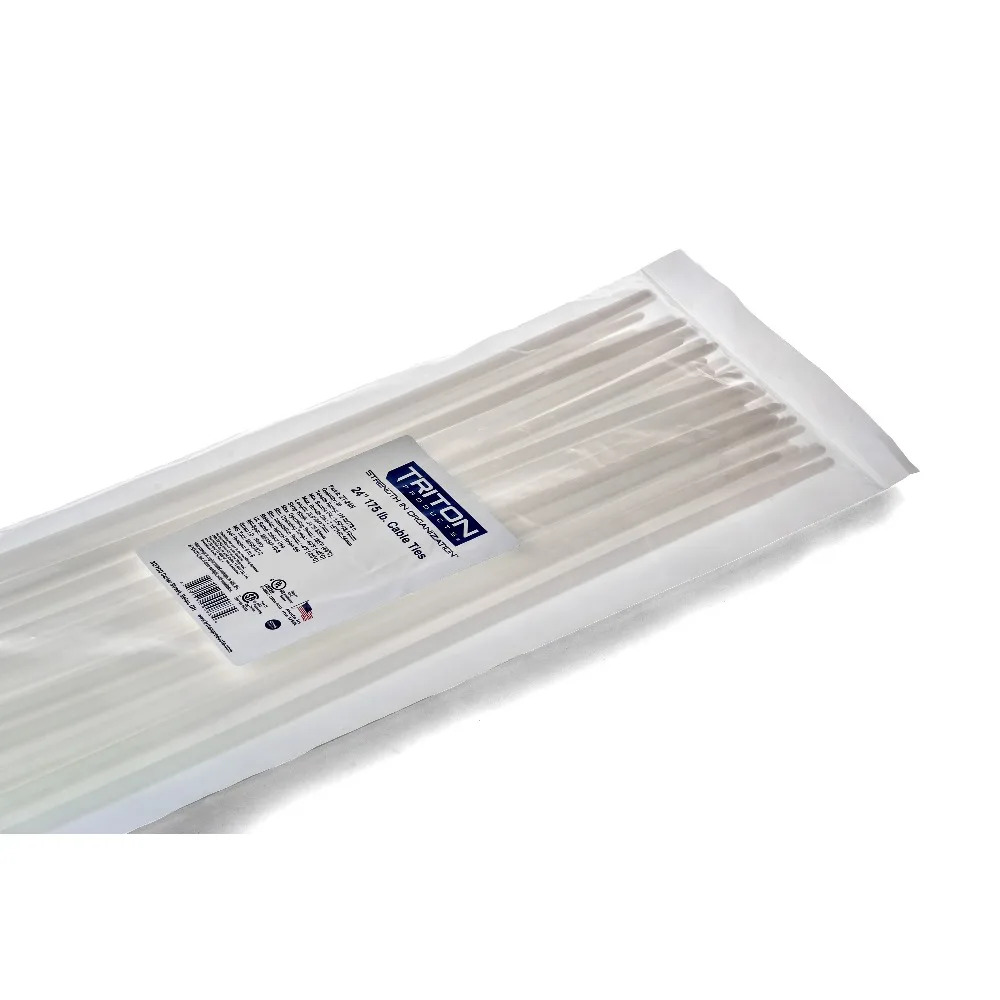 Heavy Duty 24 Inch Long Natural Color Cable Ties 50 Pack Zip Ties Nylon Straps for Home Garden Office Warehouse Organization and Bundling
Heavy Duty 24 Inch Long Natural Color Cable Ties 50 Pack Zip Ties Nylon Straps for Home Garden Office Warehouse Organization and Bundling