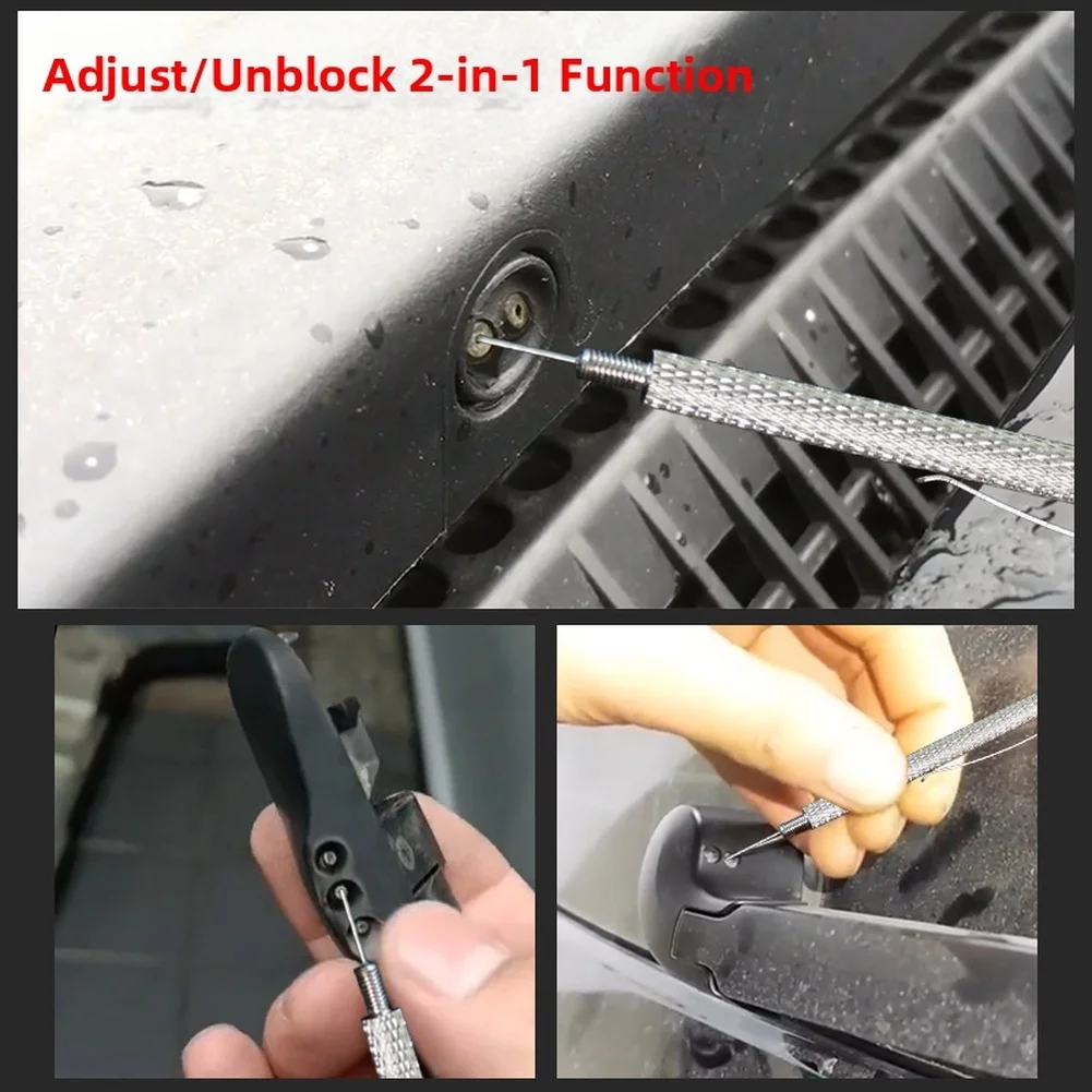 For Car Windshield Wiper Nozzle Adjustment and Cleaner Tool 2 in 1 for Easy Nozzle Alignment and Debris Removal
For Car Windshield Wiper Nozzle Adjustment and Cleaner Tool 2 in 1 for Easy Nozzle Alignment and Debris Removal