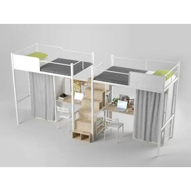 Everpretty New Design Hotel Dormitory Furniture Metal Frame Bunk Bed With Table
Everpretty New Design Hotel Dormitory Furniture Metal Frame Bunk Bed With Table