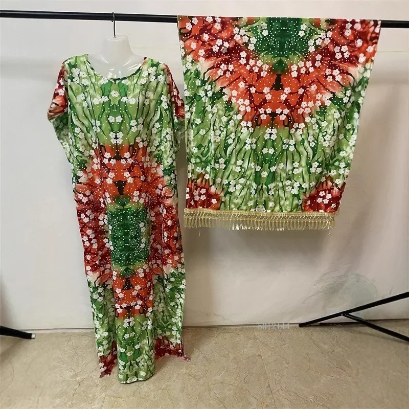 Исламское платье Абая, хлопковый халат с принтом, мусульманская молитвенная одежда для женщин, нигерийский Дубай, Абаayah с шарфом в хиджабе 
Исламское платье Абая, хлопковый халат с принтом, мусульманская молитвенная одежда для женщин, нигерийский Дубай, Абаayah с шарфом в хиджабе