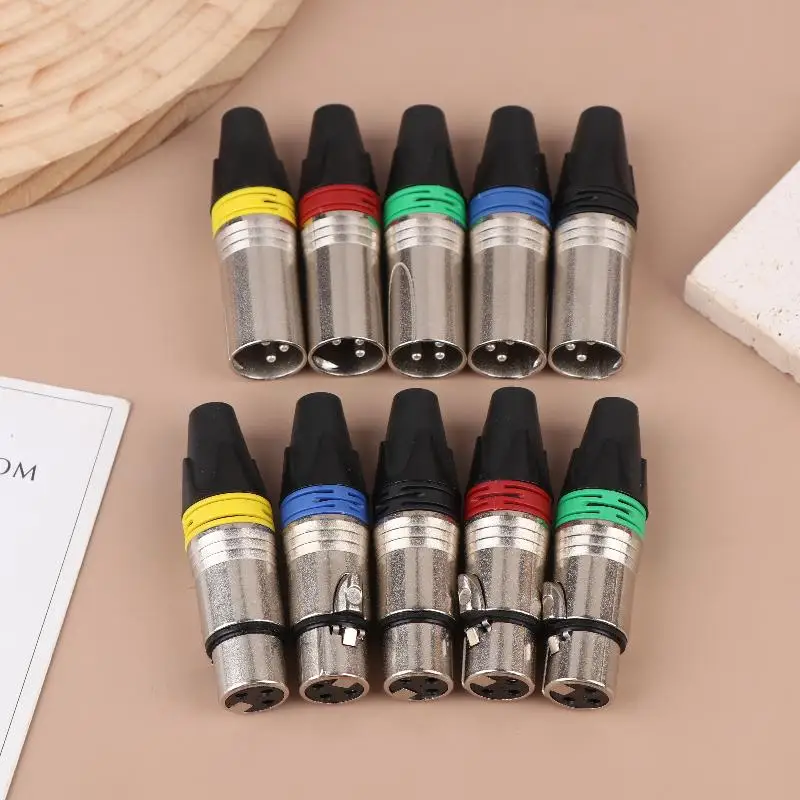 1Pc Pin XLR Plug Jack Male / Female Microphone Connector MIC Adapter XLR Cable Terminal Audio Wire Connector
1Pc Pin XLR Plug Jack Male / Female Microphone Connector MIC Adapter XLR Cable Terminal Audio Wire Connector