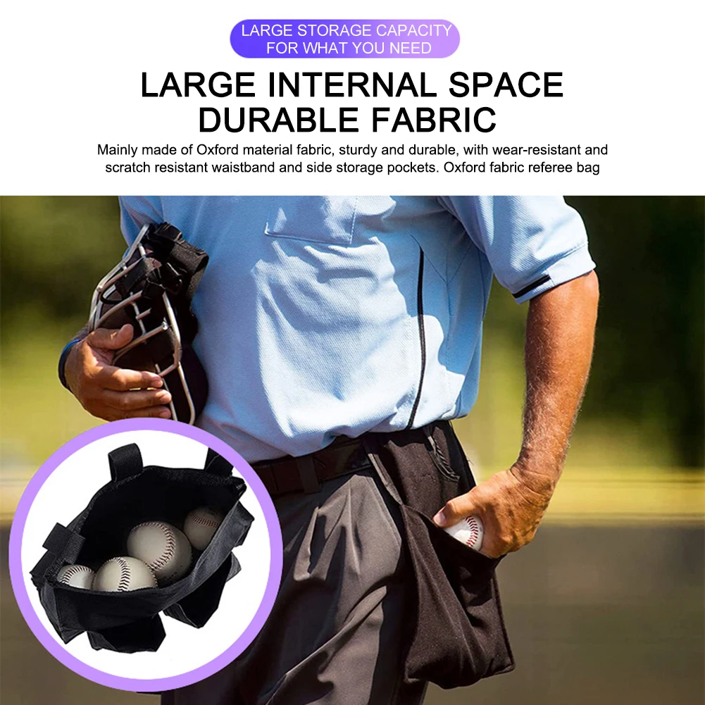 Baseball Umpire Ball Bag with 2 Pockets Umpire Ball Bag Oxford Cloth Umpire Ball Bag Large Capacity Baseball Accessories
Baseball Umpire Ball Bag with 2 Pockets Umpire Ball Bag Oxford Cloth Umpire Ball Bag Large Capacity Baseball Accessories