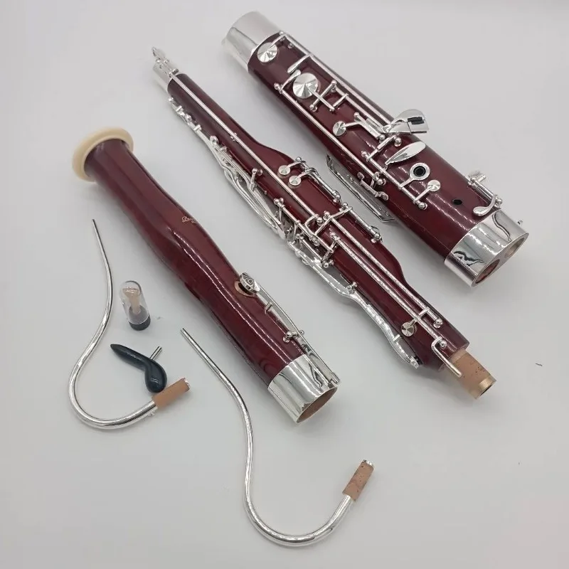 Maple bassoon bassoon key C high-end bassoon musical instrument plated button orchestra professional performance
Maple bassoon bassoon key C high-end bassoon musical instrument plated button orchestra professional performance