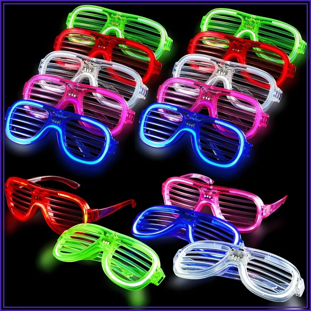 Glow in The Dark LED Glasses for Parties, Halloween Bulk Light Up Toys
Glow in The Dark LED Glasses for Parties, Halloween Bulk Light Up Toys