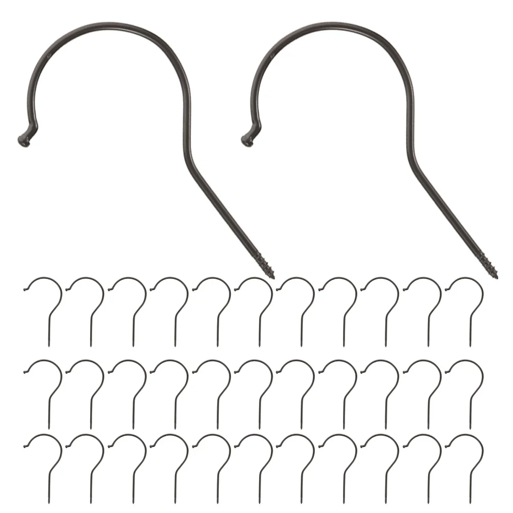 50Pcs Clothes Hanger Hooks Metal Heavy Duty Screw-in Hanger Accessories for Pants Shirts Garments Display in Wardrobe Bathroom
50Pcs Clothes Hanger Hooks Metal Heavy Duty Screw-in Hanger Accessories for Pants Shirts Garments Display in Wardrobe Bathroom