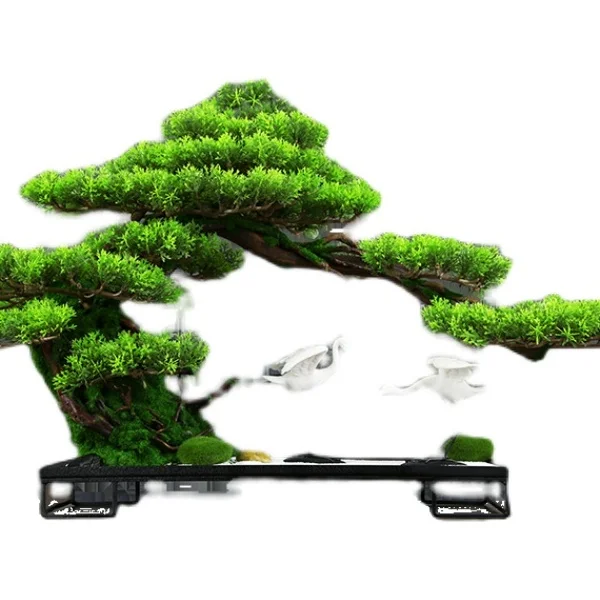 New Chinese-style simulated welcome pine tree, living room, entrance, entrance, bonsai hotel, soft decoration
New Chinese-style simulated welcome pine tree, living room, entrance, entrance, bonsai hotel, soft decoration