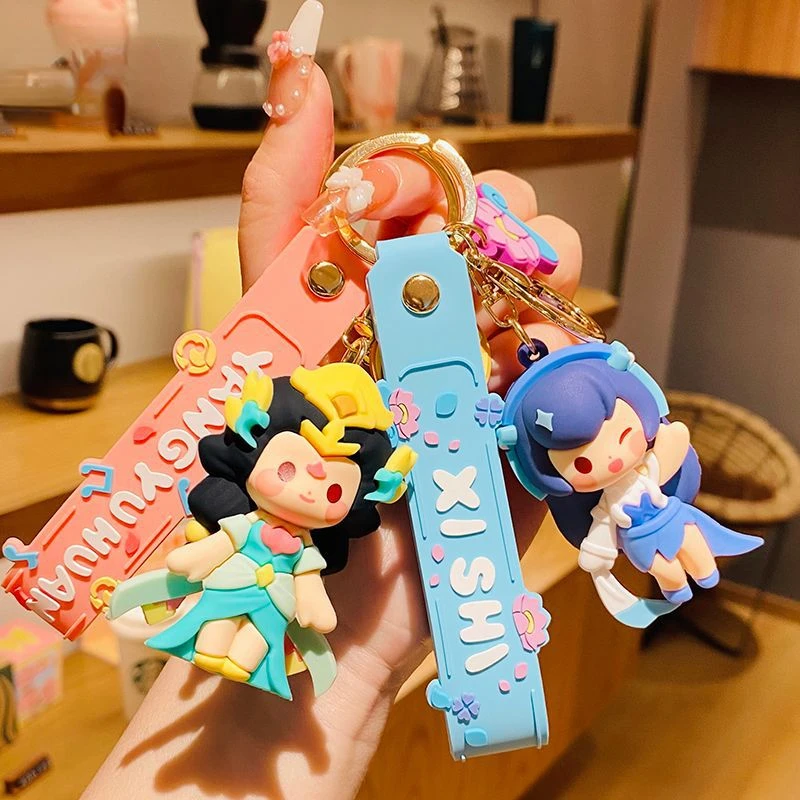 Cartoon Game Model Toy Characters Keyring King Glory Hero Angela Keychain Cute Girl Doll Toy Keyfob Bag Pendant Friends Gift
Cartoon Game Model Toy Characters Keyring King Glory Hero Angela Keychain Cute Girl Doll Toy Keyfob Bag Pendant Friends Gift