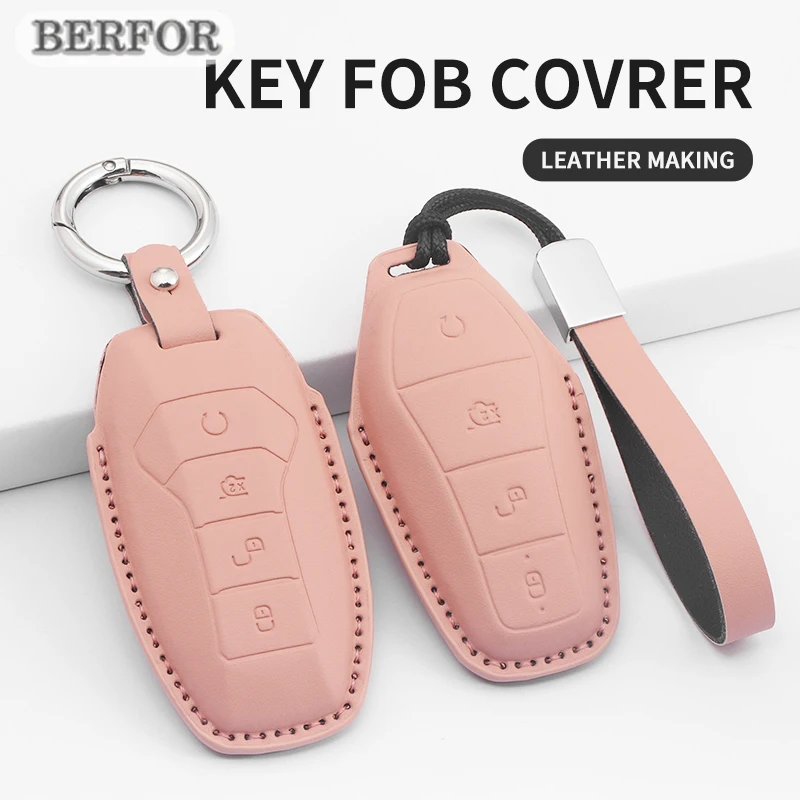 Car Key Cover For BYD Atto 3 Han EV Dolphin PU Car Key Protector Shell Accessories
Car Key Cover For BYD Atto 3 Han EV Dolphin PU Car Key Protector Shell Accessories