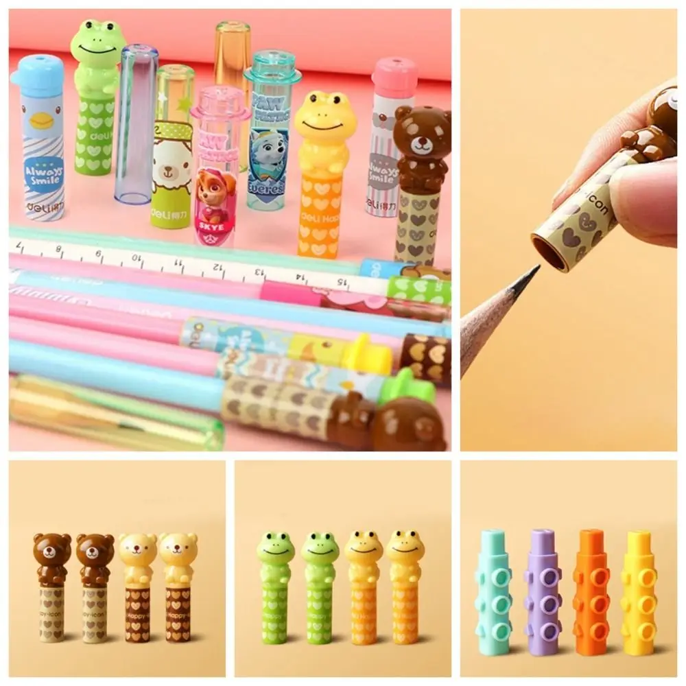 4Pcs Kawaii Pencil Protector Pencil Protective Cover Building Block Bear Frog Pencil Extender Plastic Pen Lid School
4Pcs Kawaii Pencil Protector Pencil Protective Cover Building Block Bear Frog Pencil Extender Plastic Pen Lid School