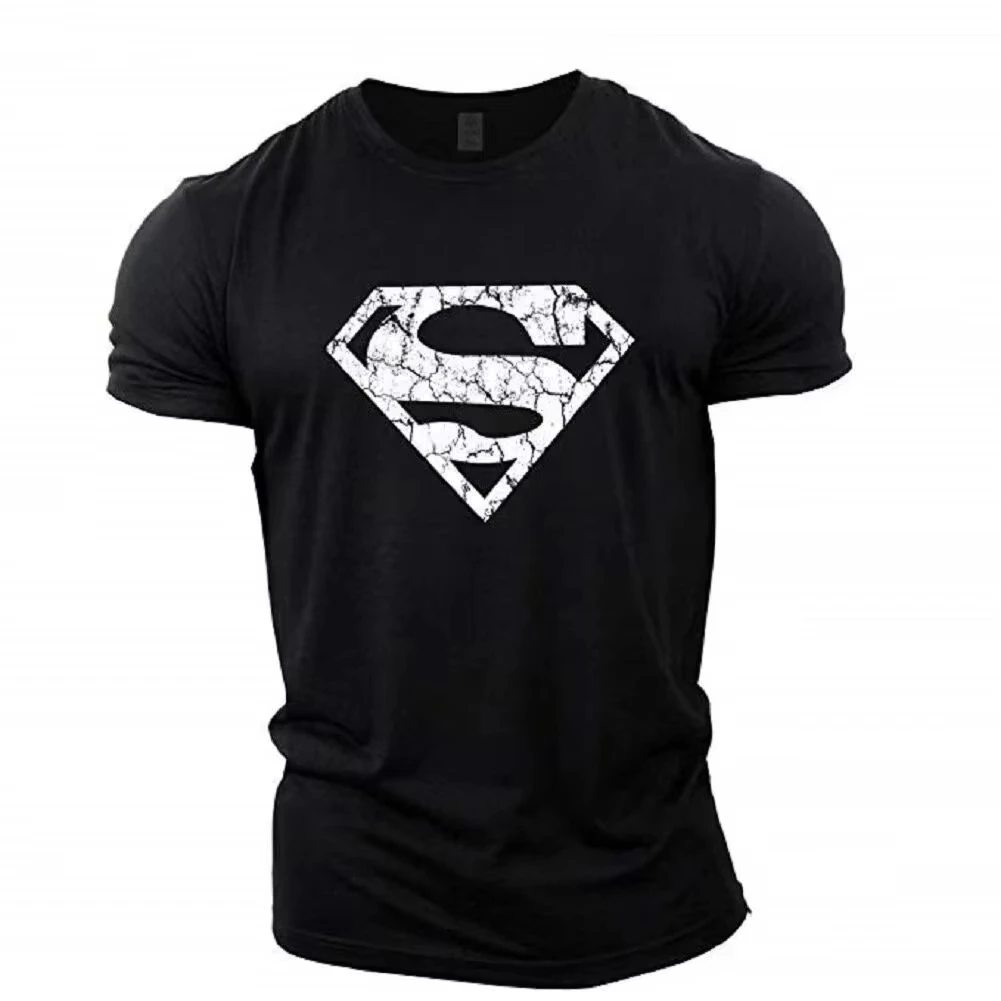 Europe and The United States GYM Superman Hip Hop Sports Fitness Casual Summer Loose Men's T-shirt Shirt Girls T-shirt Lovers
Europe and The United States GYM Superman Hip Hop Sports Fitness Casual Summer Loose Men's T-shirt Shirt Girls T-shirt Lovers