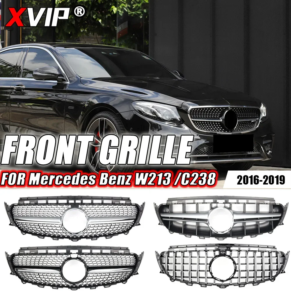 XVIP For Mercedes Benz E-Class W213/C238 16-19 E200 E300 Coupe Chrome GTR Style Grille Black Diamonds Front Bumper Racing Grille
XVIP For Mercedes Benz E-Class W213/C238 16-19 E200 E300 Coupe Chrome GTR Style Grille Black Diamonds Front Bumper Racing Grille
