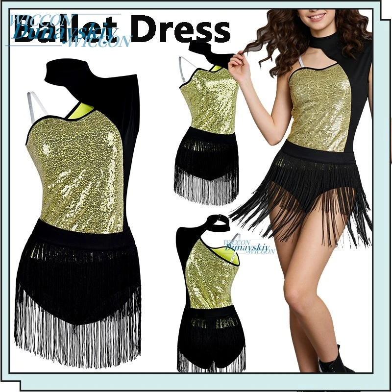 New Women Fringed Dress Sexy Sequin Spaghetti Strap Latin Dance Summer Set Cosplay Outfit Stage Performance Costume
New Women Fringed Dress Sexy Sequin Spaghetti Strap Latin Dance Summer Set Cosplay Outfit Stage Performance Costume