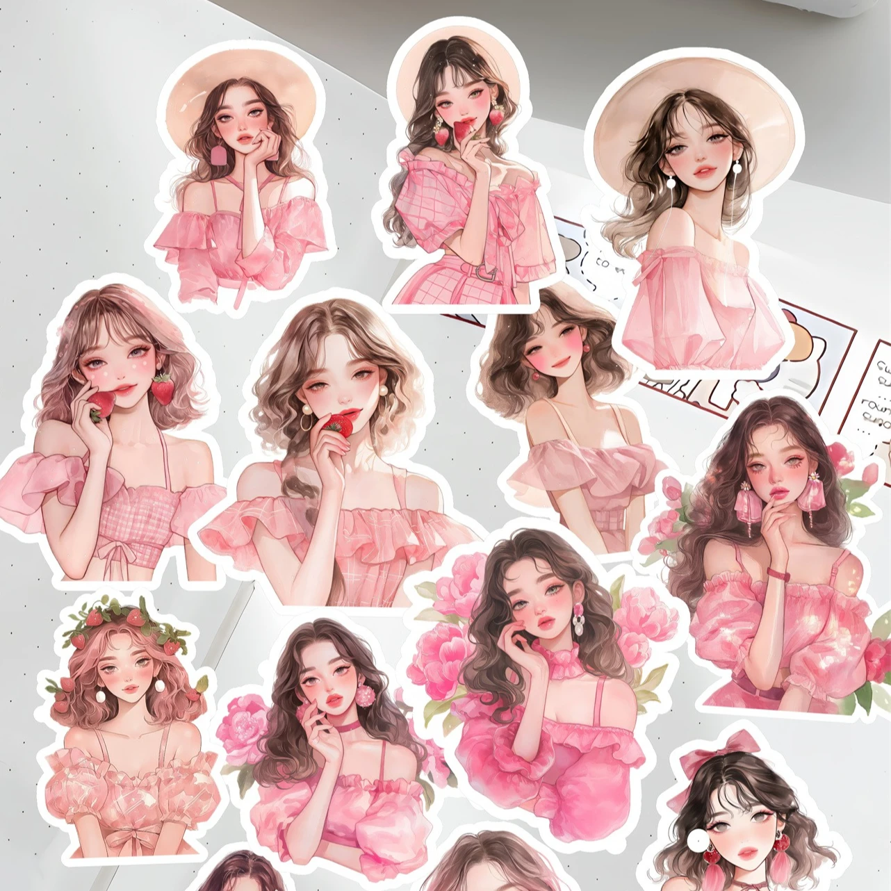 16pcs Cute Self-made Watercolor Watercolor Pink Cute Girl Scrapbooking Stickers /Decorative /DIY Craft Photo Albums/trunk
16pcs Cute Self-made Watercolor Watercolor Pink Cute Girl Scrapbooking Stickers /Decorative /DIY Craft Photo Albums/trunk
