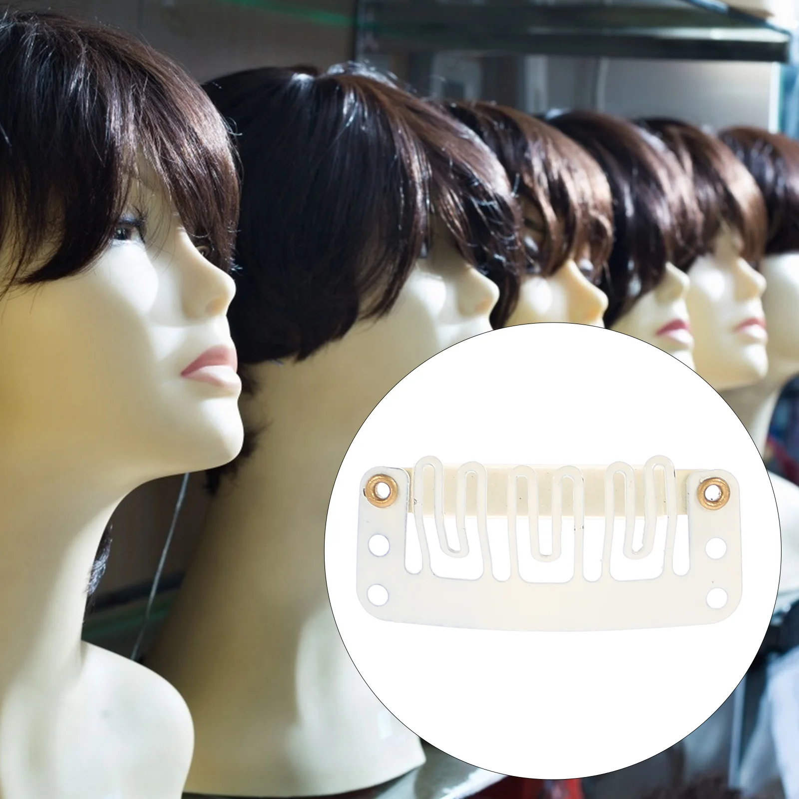 60Pcs Hair Clips for Wigs Making Snap Clips U-Shape Fixing Clip Hair Extension Clip Kit Hairdressing Tool Making Pin Kit
60Pcs Hair Clips for Wigs Making Snap Clips U-Shape Fixing Clip Hair Extension Clip Kit Hairdressing Tool Making Pin Kit