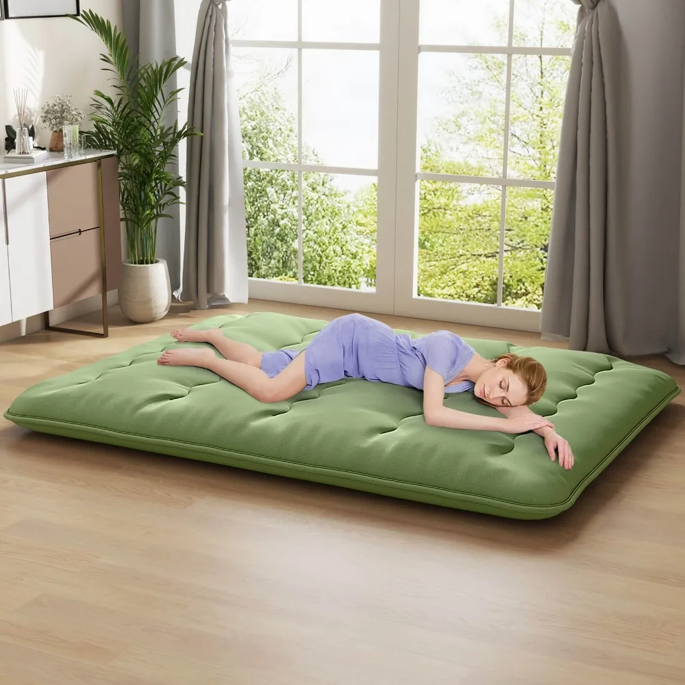 Queen Futon Mattress Japanese Floor Pad Washable Cover Carry Bag Green
Queen Futon Mattress Japanese Floor Pad Washable Cover Carry Bag Green