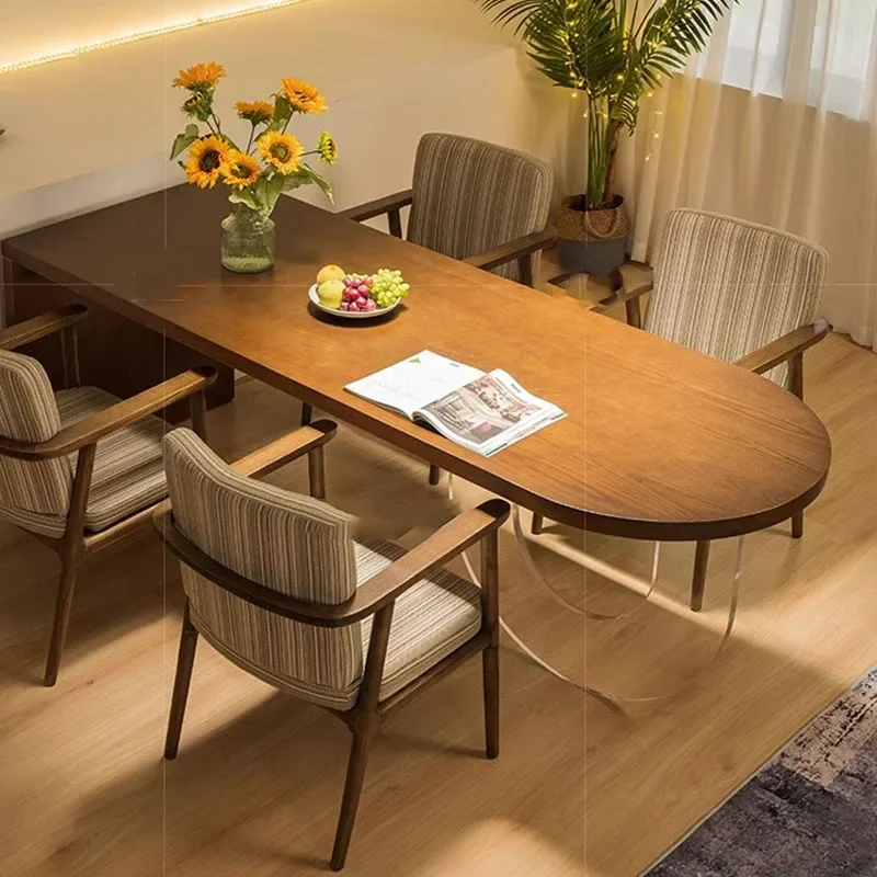 Design Acrylic Dining Table Wooden Waterproof Nordic Elegant Dining Table Minimalist Modern Mesas De Comedor Kitchen Furniture
Design Acrylic Dining Table Wooden Waterproof Nordic Elegant Dining Table Minimalist Modern Mesas De Comedor Kitchen Furniture
